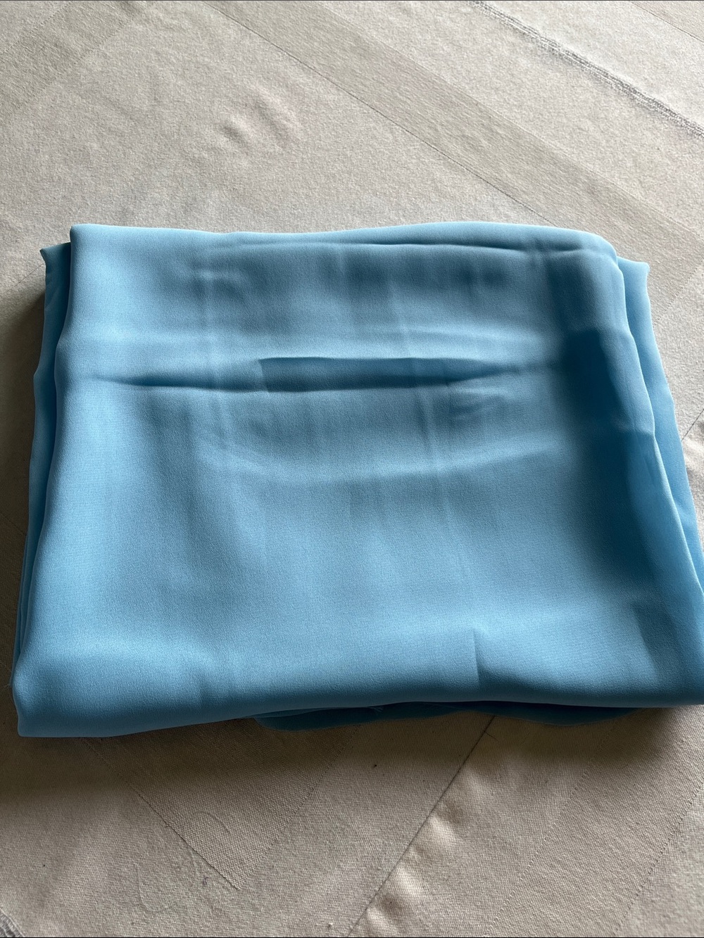 Light Blue Chiffon Fabric 2 Yards